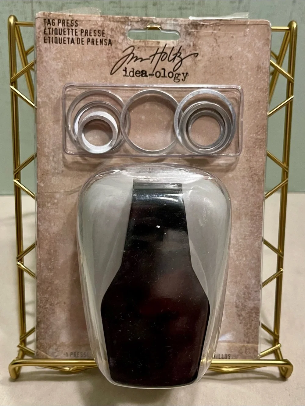 BRAND NEW Tim Holtz Idea-ology Tag Press
